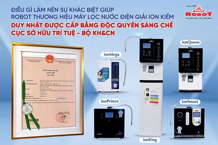 Điều gì khiến Máy lọc nước điện giải ion kiềm ROBOT khác biệt?