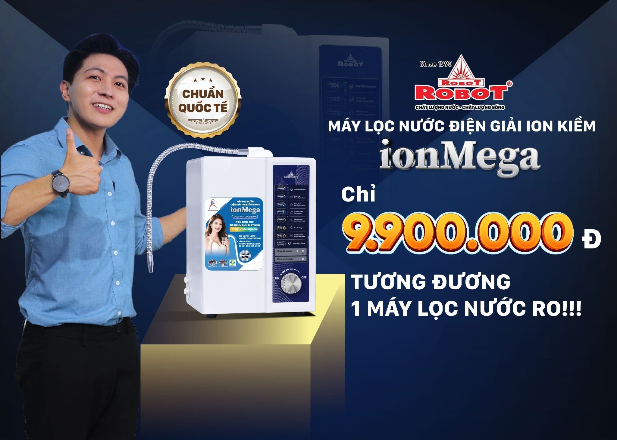 MÁY LỌC NƯỚC ĐIỆN GIẢI ION KIỀM CHỈ 𝟗.𝟗𝟎𝟎.𝟎𝟎𝟎Đ - TẠI SAO KHÔNG?