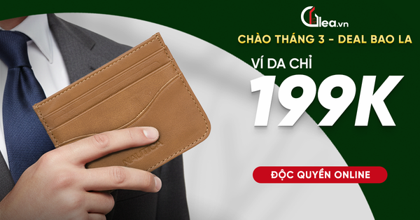 Top ví da chỉ 199K – Lựa chọn hoàn hảo cho phong cách tối giản và tiện lợi