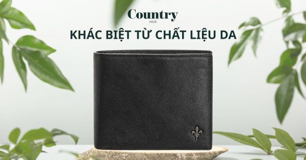 Ví Country Hide – Khác biệt từ chất liệu da