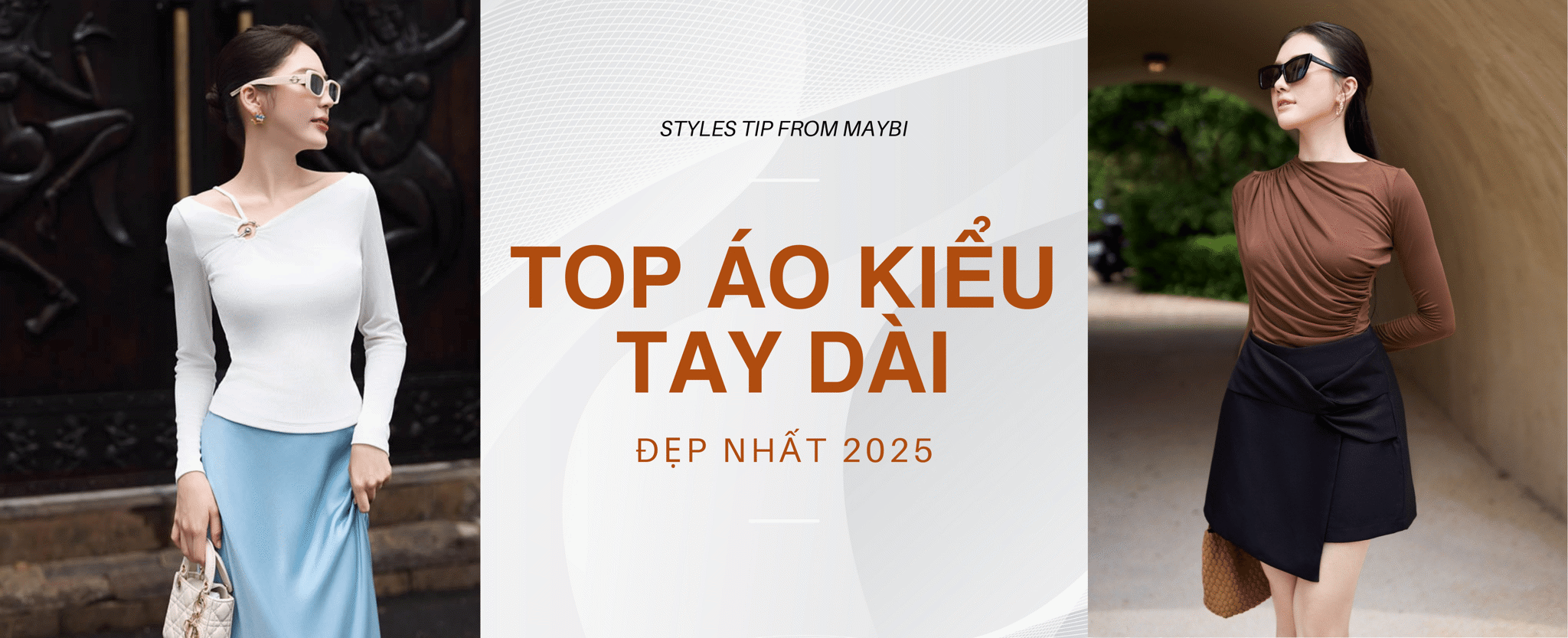 Mặc đẹp mỗi ngày với 5 mẫu áo kiểu dài tay đa phong cách