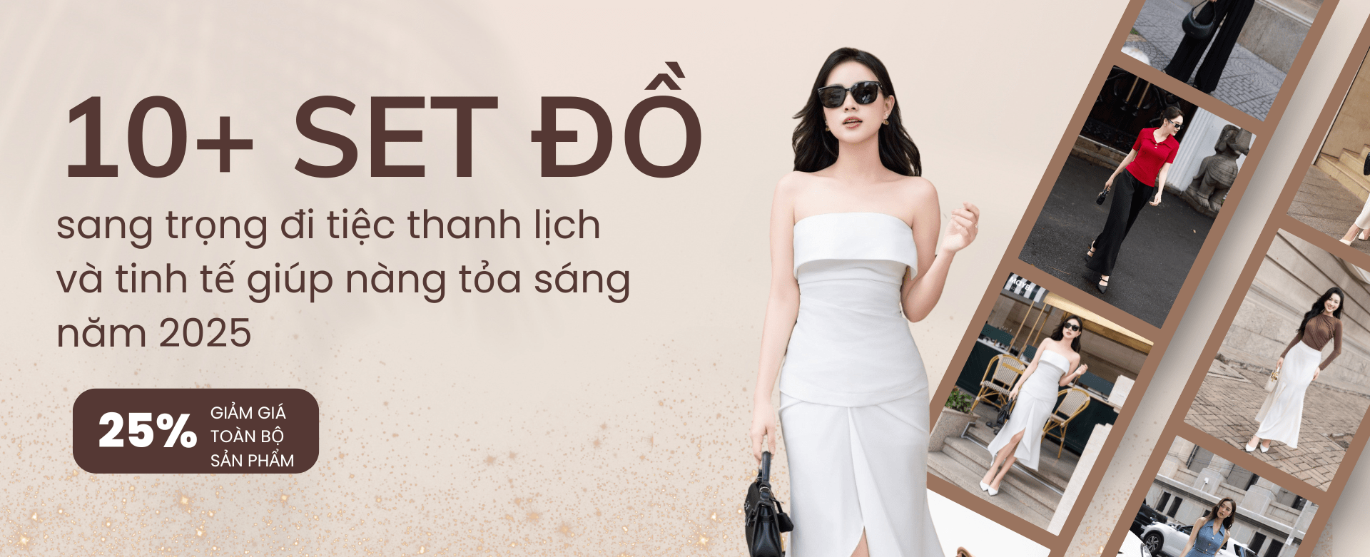 10+ set đồ sang trọng đi tiệc thanh lịch và tinh tế giúp nàng tỏa sáng năm 2025