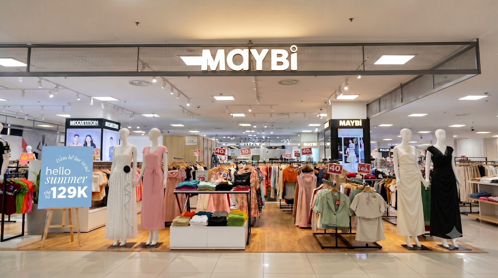 Cửa hàng Maybi nơi mua sắm thời trang của nàng hiện đại