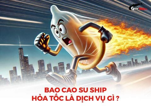 Bao cao su ship hoả tốc Gunshop giao kín đáo và bảo mật thông tin