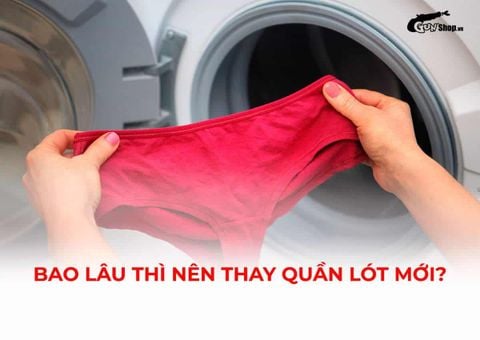 Bao lâu thì nên thay quần lót mới? Những dấu hiệu cần lưu ý