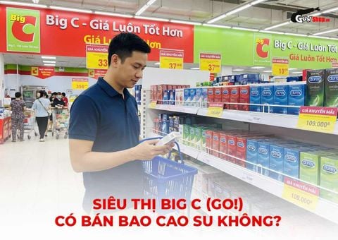 Big C có bán bao cao su không? Mua ở đâu có nhiều lựa chọn hơn?