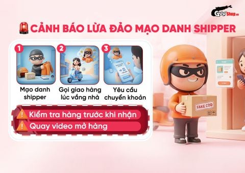CẢNH BÁO THỦ ĐOẠN LỪA ĐẢO - MẠO DANH SHIPPER CHIẾM ĐOẠT TÀI SẢN