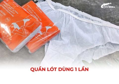 Quần lót dùng 1 lần: Giải pháp tiện lợi cho phụ nữ hiện đại