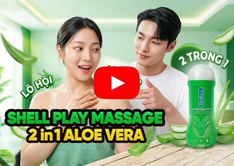 [TVC] Gel bôi trơn Shell Play Massage 2 in 1 Aloe Vera | Gunshop Việt Nam