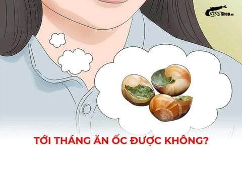 Tới tháng ăn ốc được không? Ăn thế nào để không đau bụng?