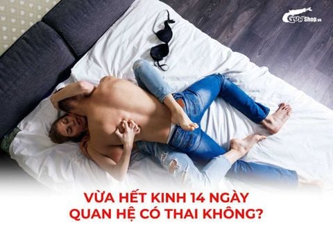 Vừa hết kinh 14 ngày quan hệ có thai không? Ngày thứ mấy thì an toàn?