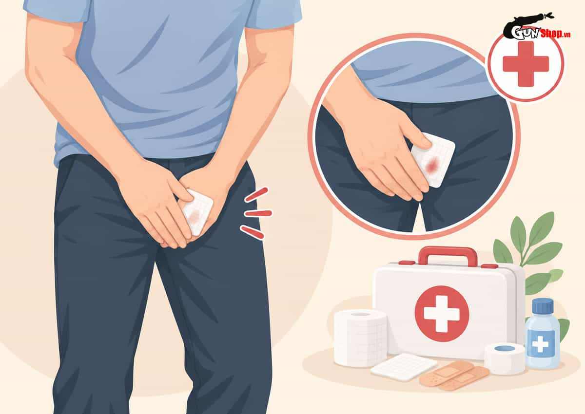 Chảy máu dương vật ở nam giới có sao không?