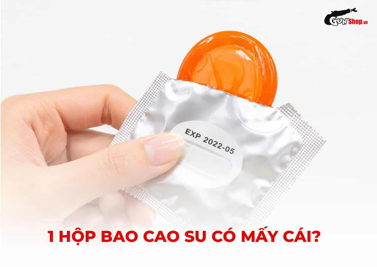 1 hộp bao cao su có mấy cái?