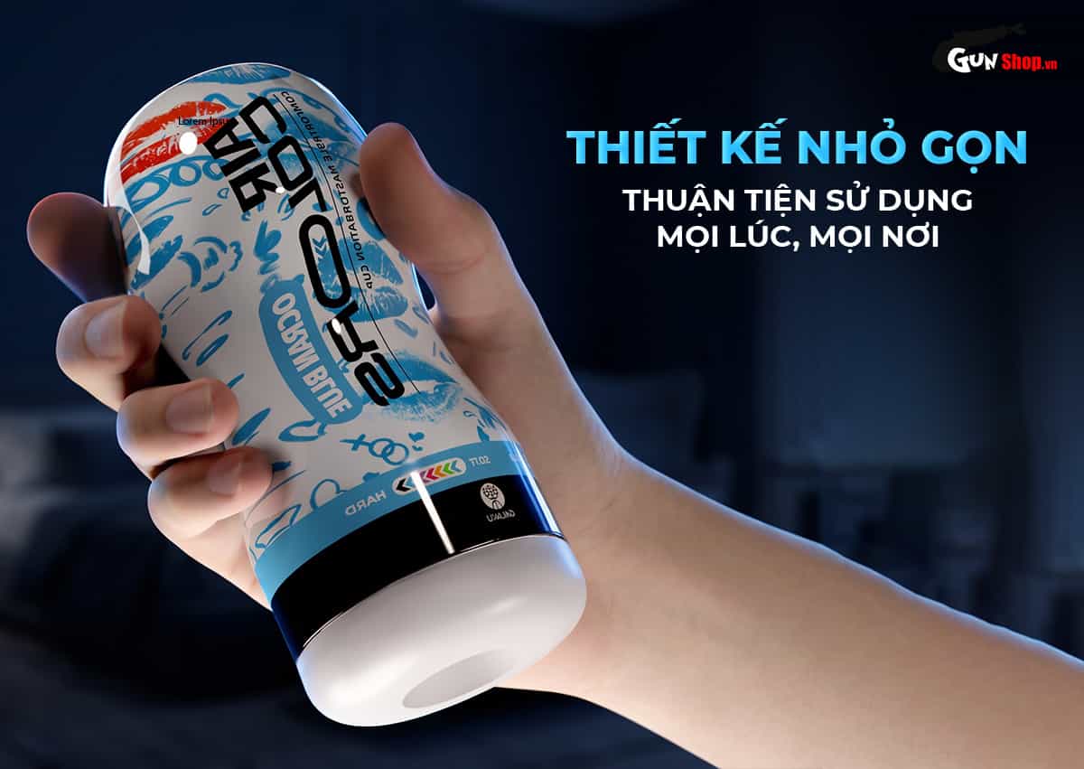Galaku Air Color Ocran Blue nhỏ gọn tiện lợi mang theo mọi lúc mọi nơi