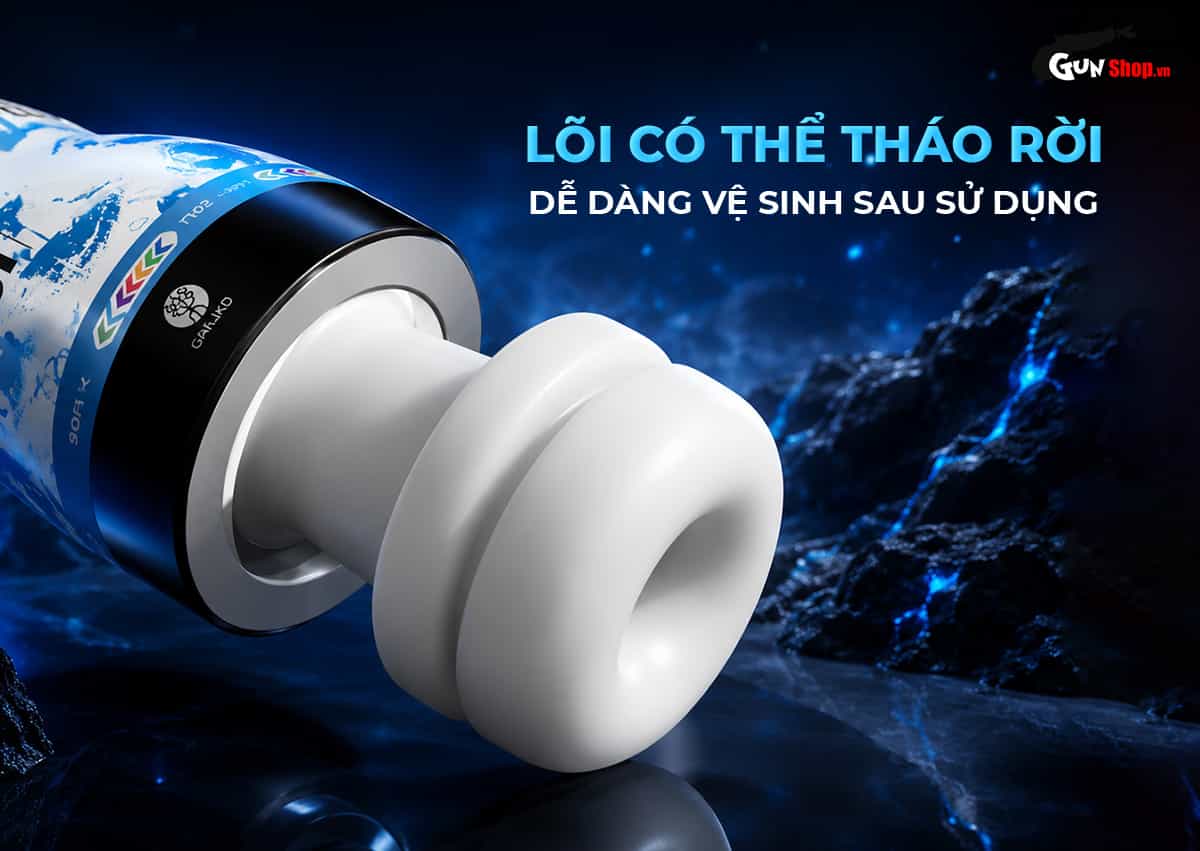Galaku Air Color Ocran Blue dễ dàng vệ sinh nhờ lõi có thể tháo rời