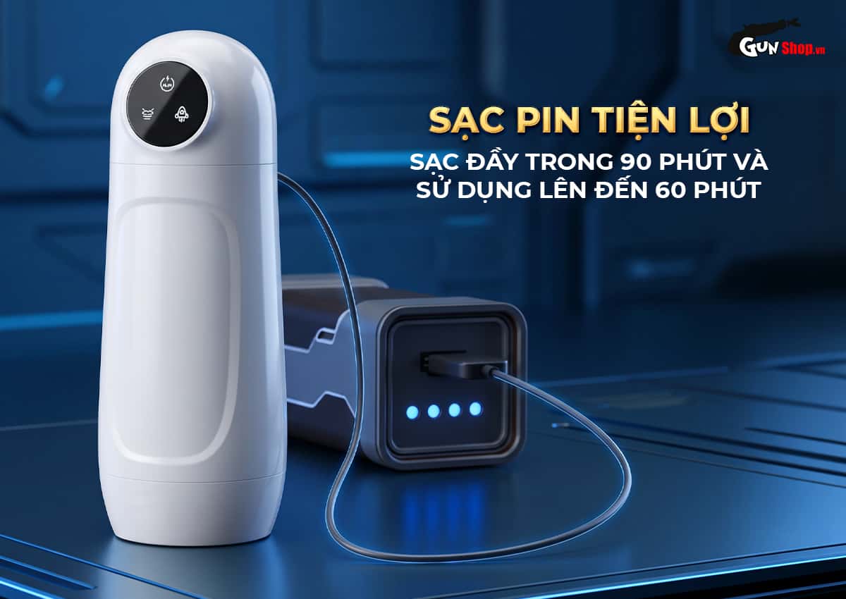 Âm đạo giả Galaku Bay Plus với hệ thống sạc tiện lợi