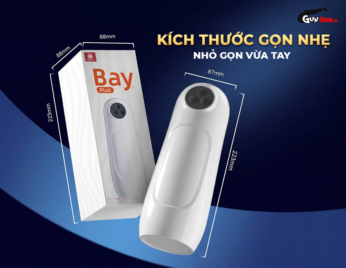 Âm đạo giả Galaku Bay Plus với kích thước gọn nhẹ