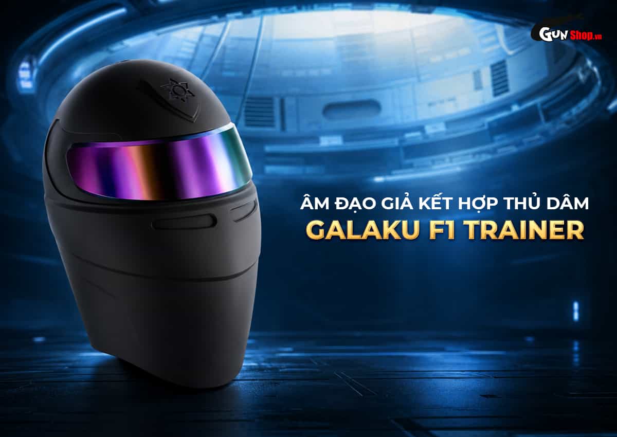 Âm đạo giả kết hợp máy tập dương vật Galaku F1 Trainer