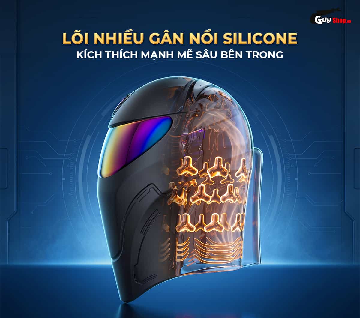 Galaku F1 Trainer với lõi bên trong nhiều gân nổi kích thích mạnh mẽ