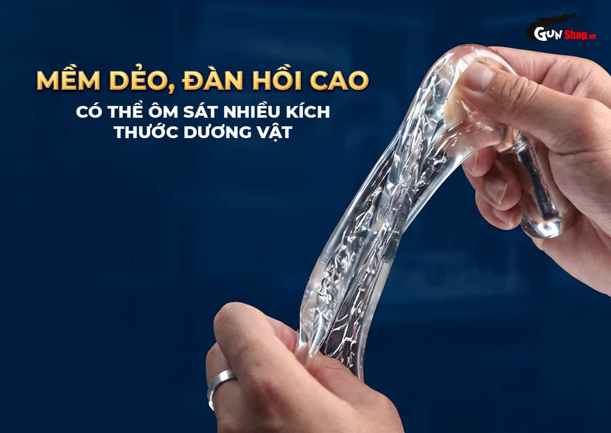 Galaku Keep Young mềm dẻo, đàn hồi cao giúp ôm trọn mọi kích cỡ dương vật