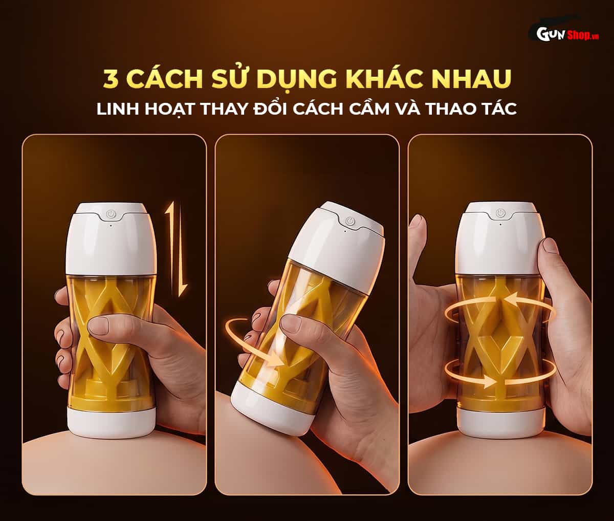 Galaku Touch In Desert có thể sử dụng theo 3 cách khác nhau