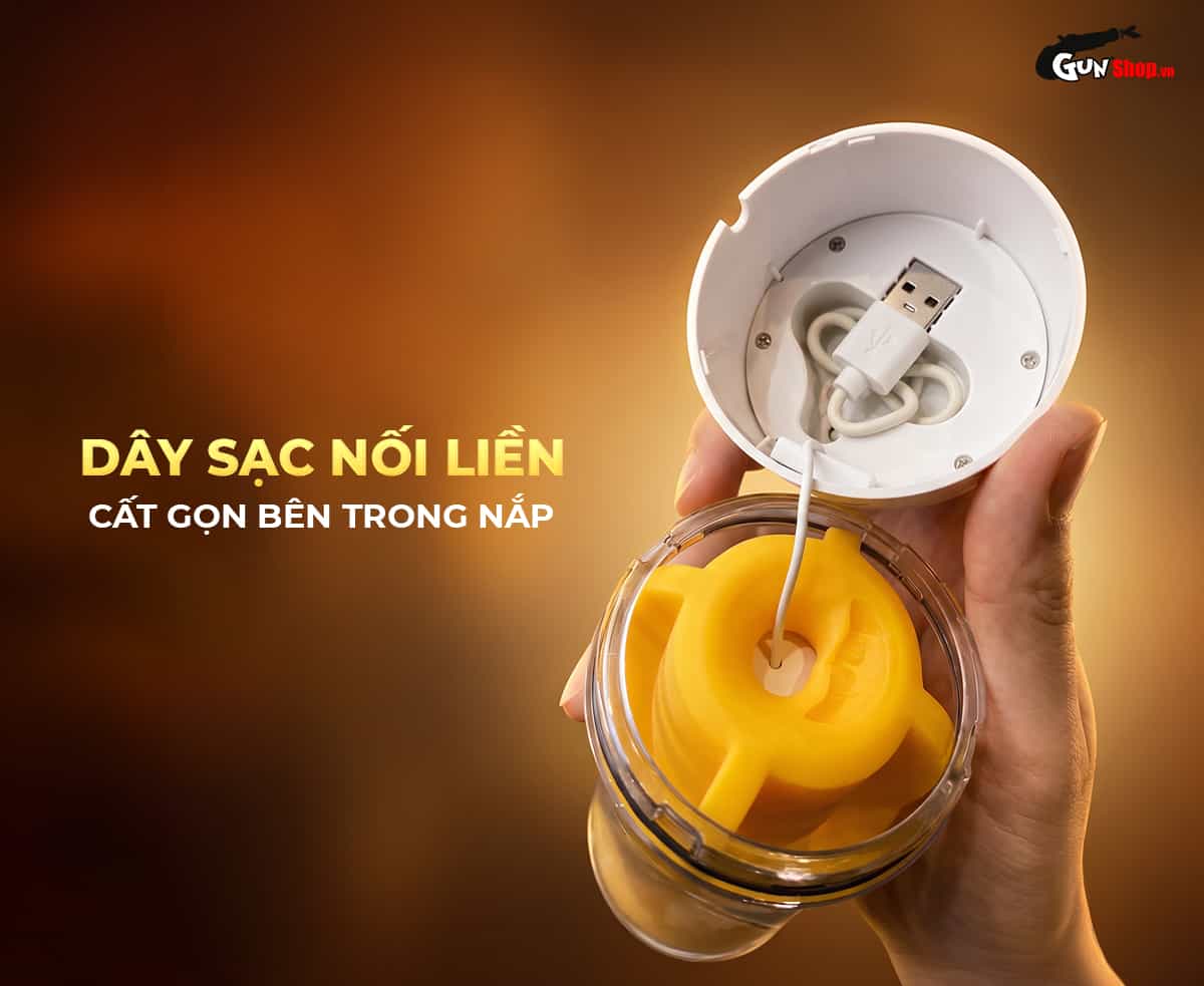 Galaku Touch In Desert với dây sạc nối liền cất gọn bên trong nắp