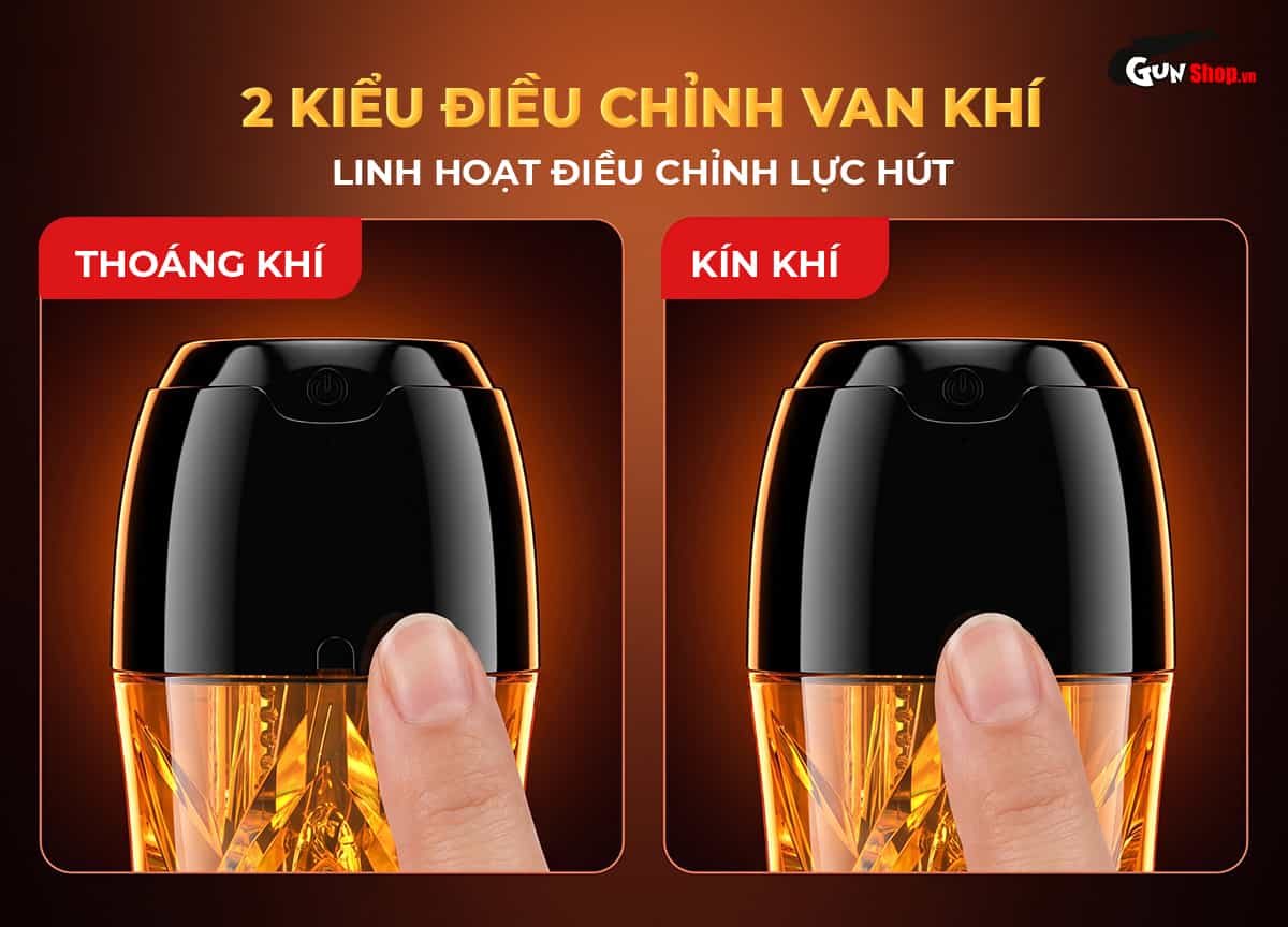Galaku Touch In Energy Fire có thể bịt hoặc để mở cho 2 trải nghiệm khác nhau