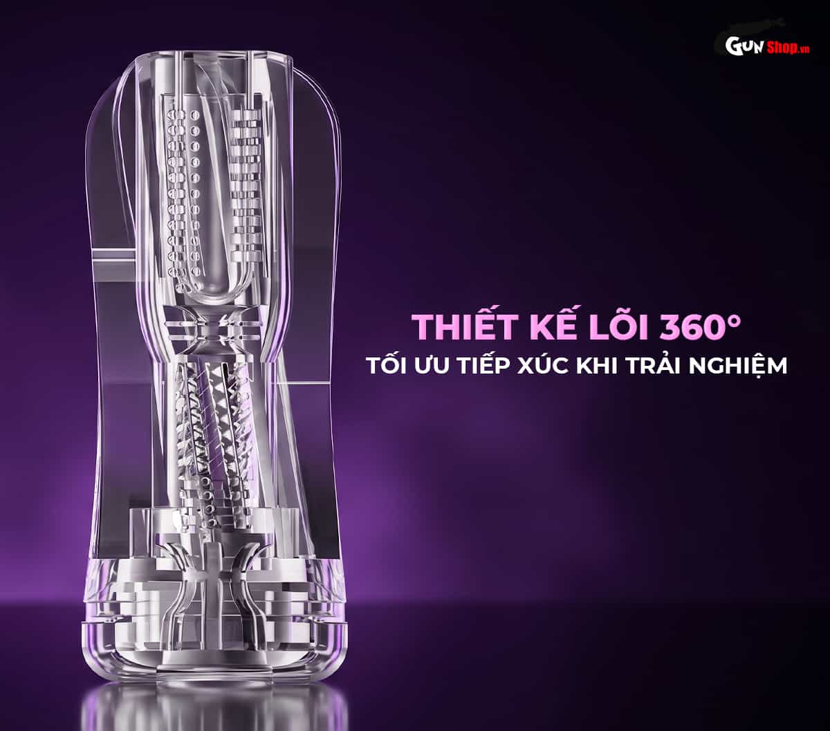 Galaku Touch In Energy Lightning vói lõi rung 360° kích thích mạnh mẽ