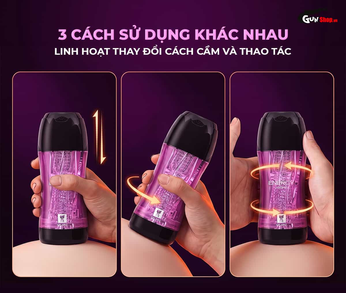Galaku Touch In Energy Lightning có thể sử dụng theo 3 cách khác nhau