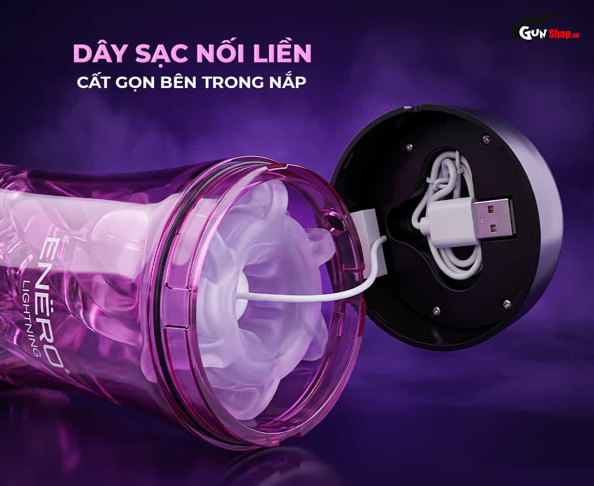 Galaku Touch In Energy Lightning với dây sạc liền tiện lợi