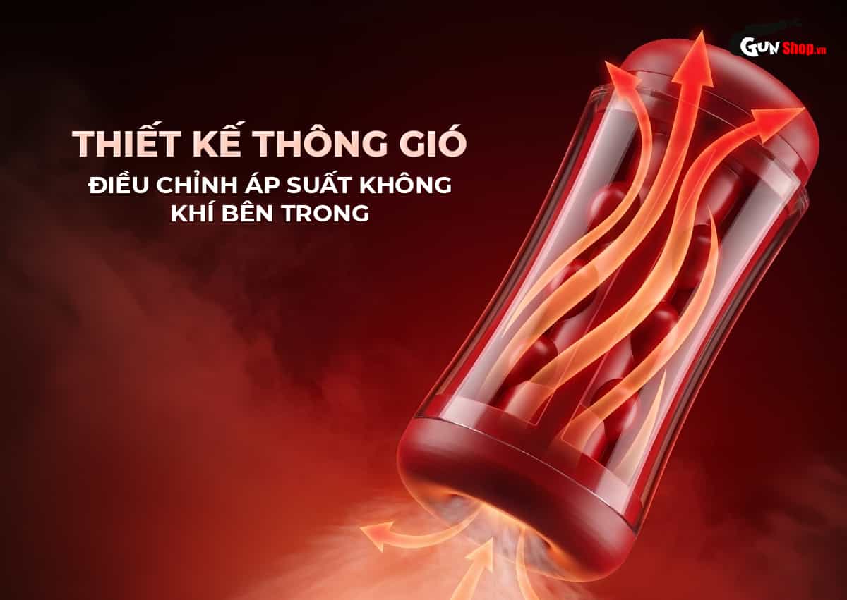 Galaku Touch In Volcano có lỗ thoát khí giúp điều chỉnh áp suất không khí