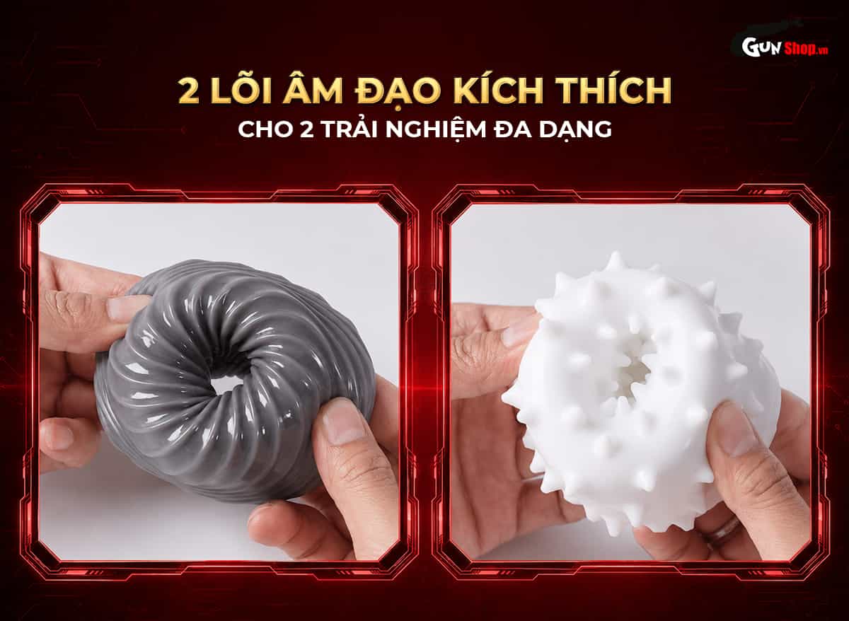 Galaku Training Pro có 2 lõi âm đạo cho 2 trải nghiệm khác nhau