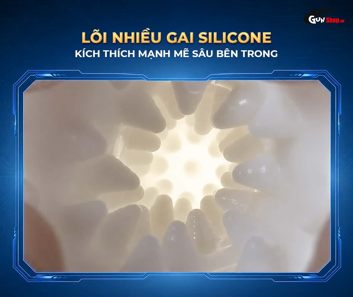 Galaku Training với lõi nhiều gai silicone kích thích