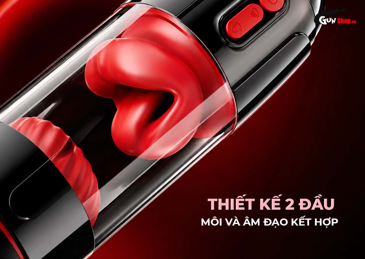 Galaku U-Man 2in1 với thiết kế 2 đầu môi và âm đạo kết hợp