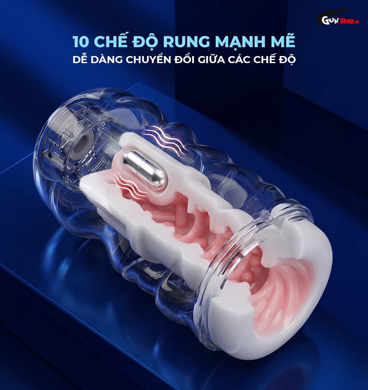 Galaku Venom Surge với 10 chế độ rung mạnh mẽ