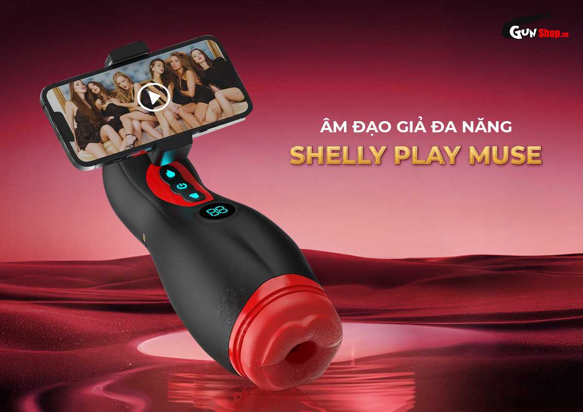 Âm đạo giả Shelly Play Muse chính hãng, cao cấp tại Gunshop