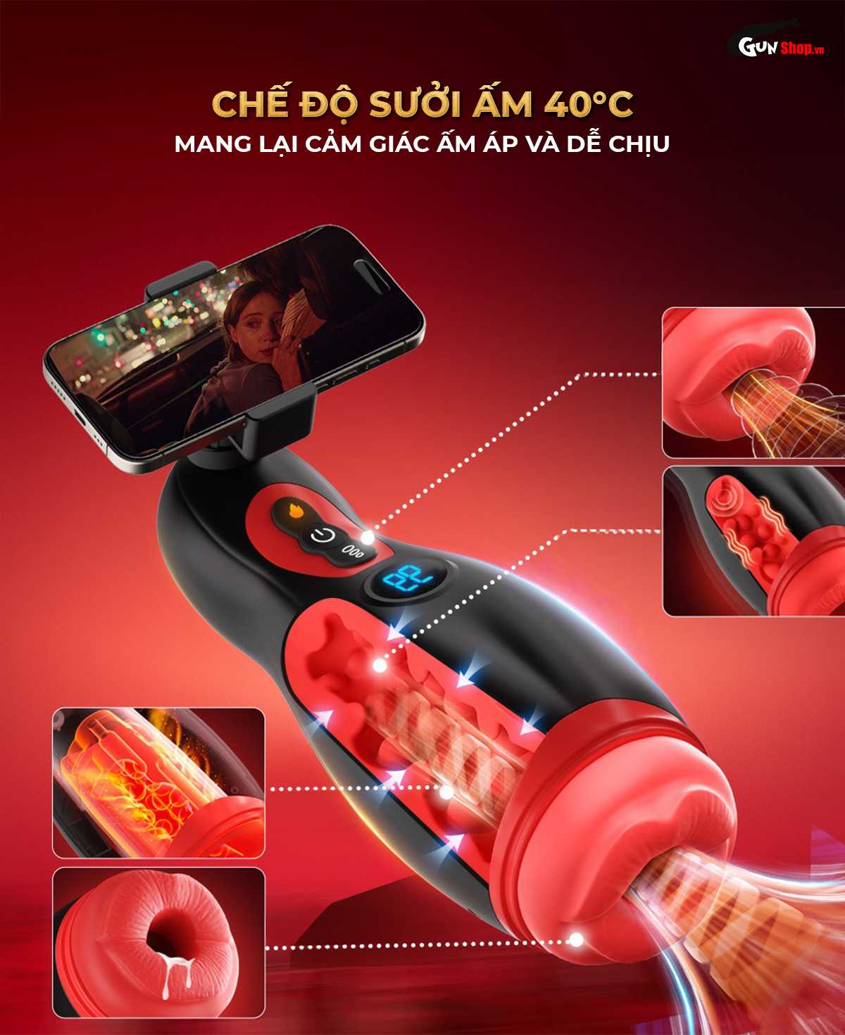 Âm đạo giả Shelly Play Muse chính hãng, cao cấp tại Gunshop