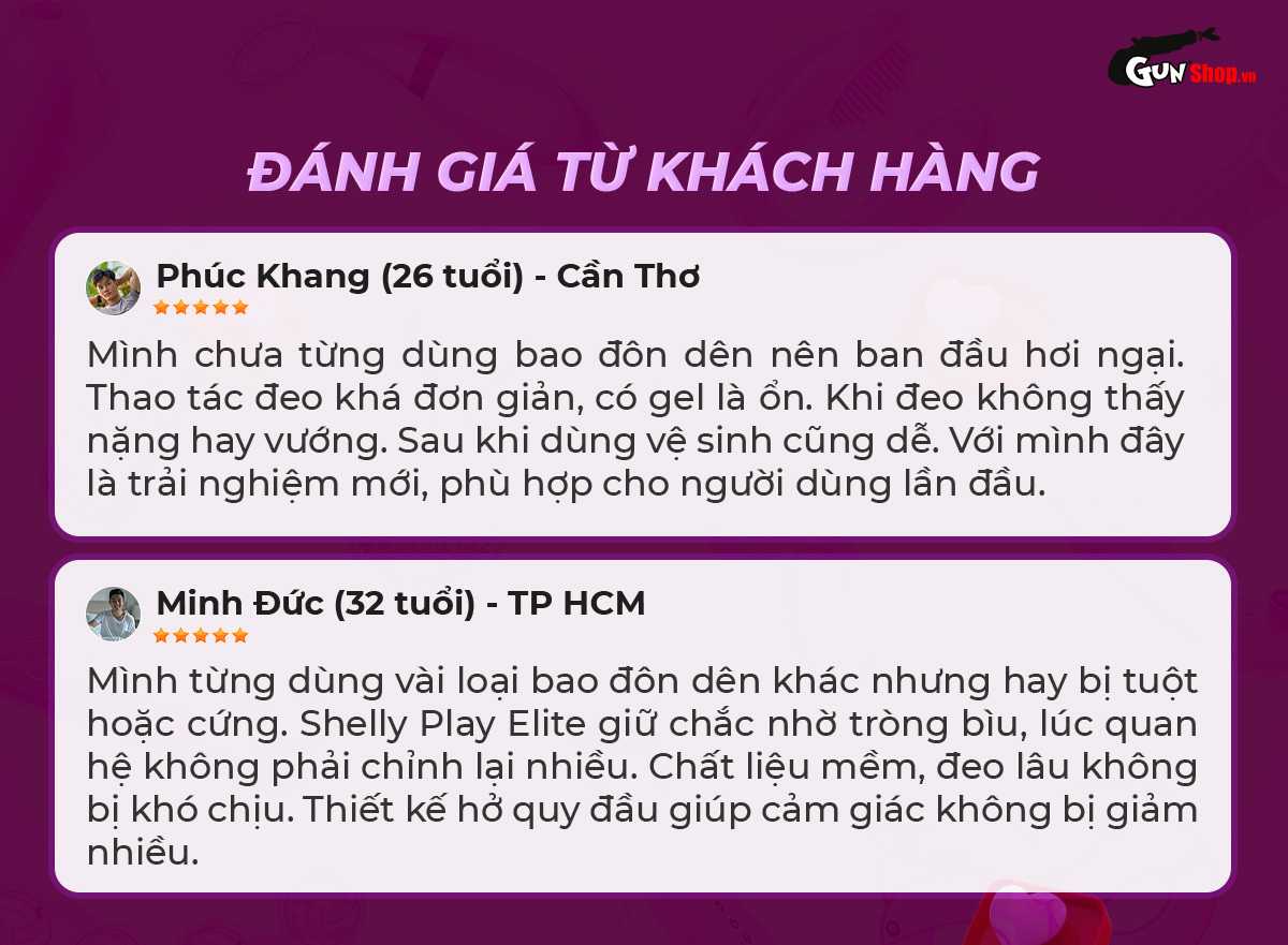 Review đánh giá bao cao su đôn dên Shelly Play Elite
