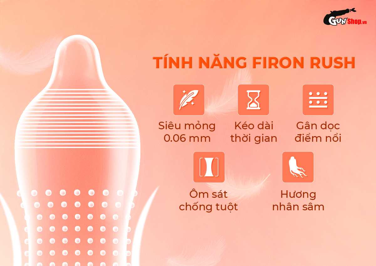 Bao cao su Firon Geon chính hãng tại Gunshop