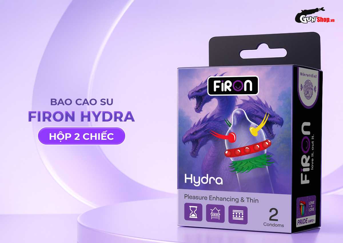 Bao cao su Firon Hydra chính hãng, giá rẻ tại Gunshop