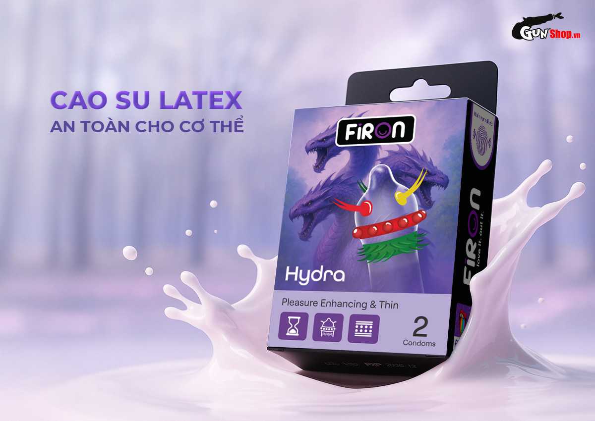 Bao cao su Firon Hydra chính hãng, giá rẻ tại Gunshop