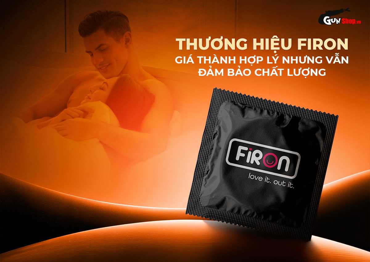 Bao cao su Firon Slide - Hộp 10 cái chính hãng giá rẻ tại Gunshop