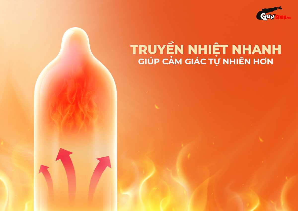 Bao cao su Firon Slide - Hộp 10 cái chính hãng giá rẻ tại Gunshop