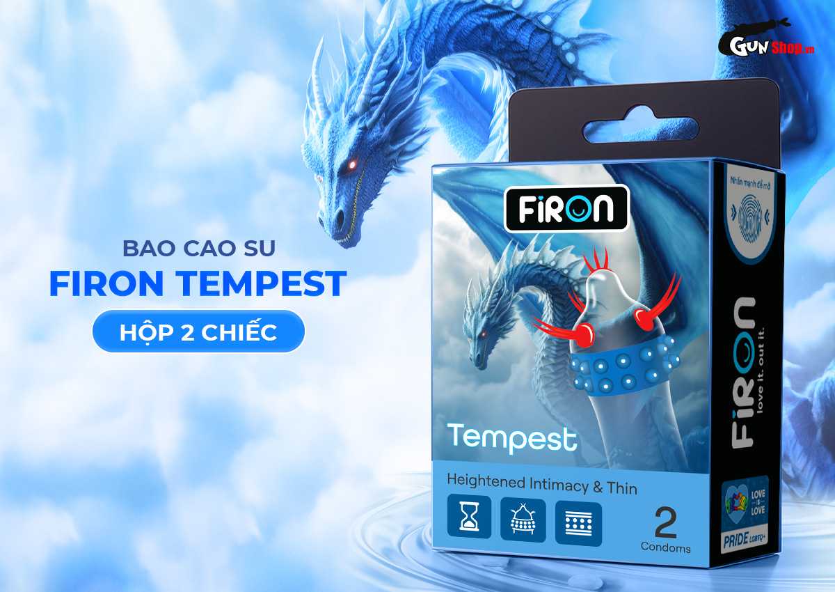 Bao cao su Firon Tempest chính hãng, giá rẻ tại Chúng tôi