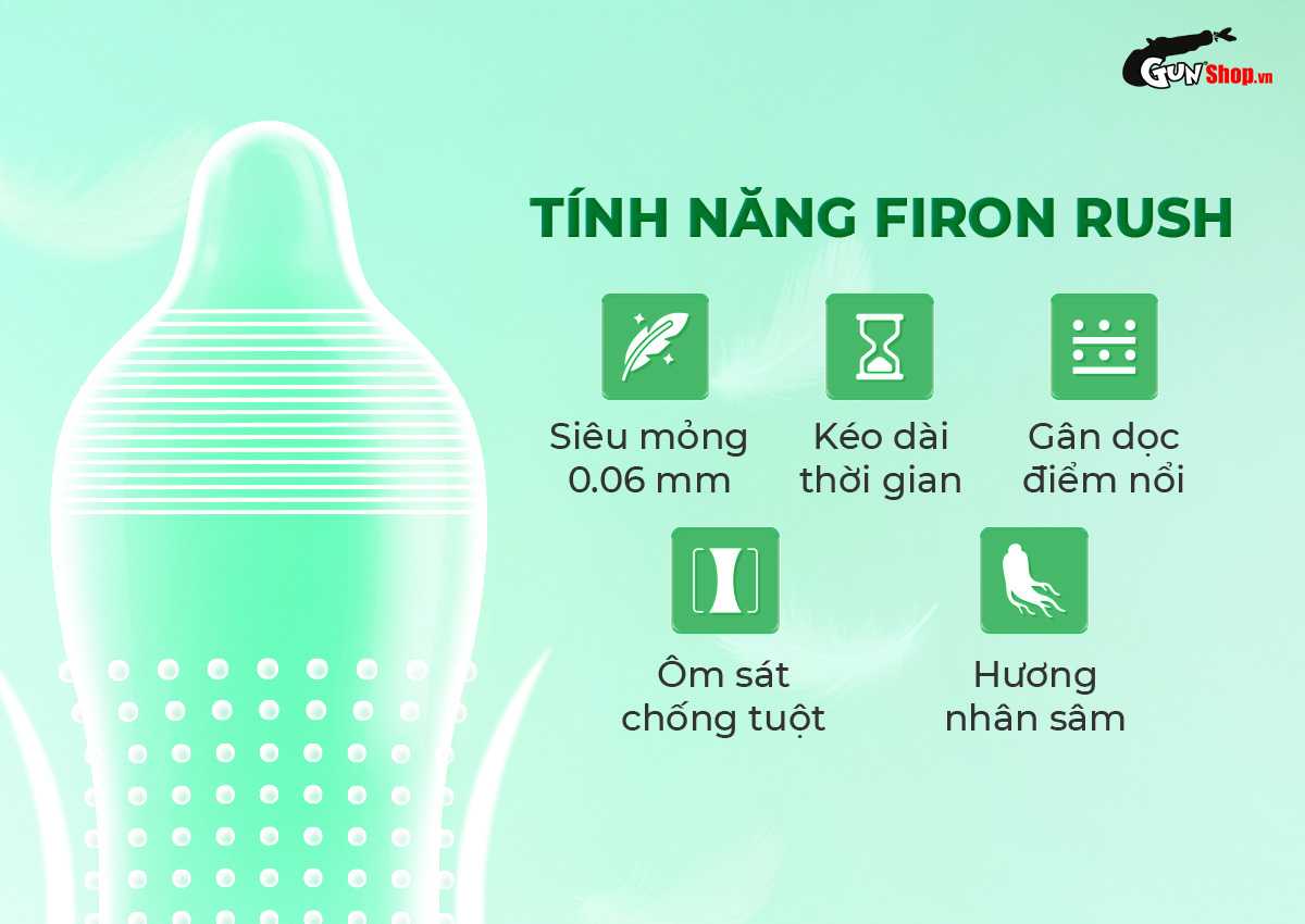 Bao cao su Firon Virex chính hãng, giá rẻ tại Chúng tôi