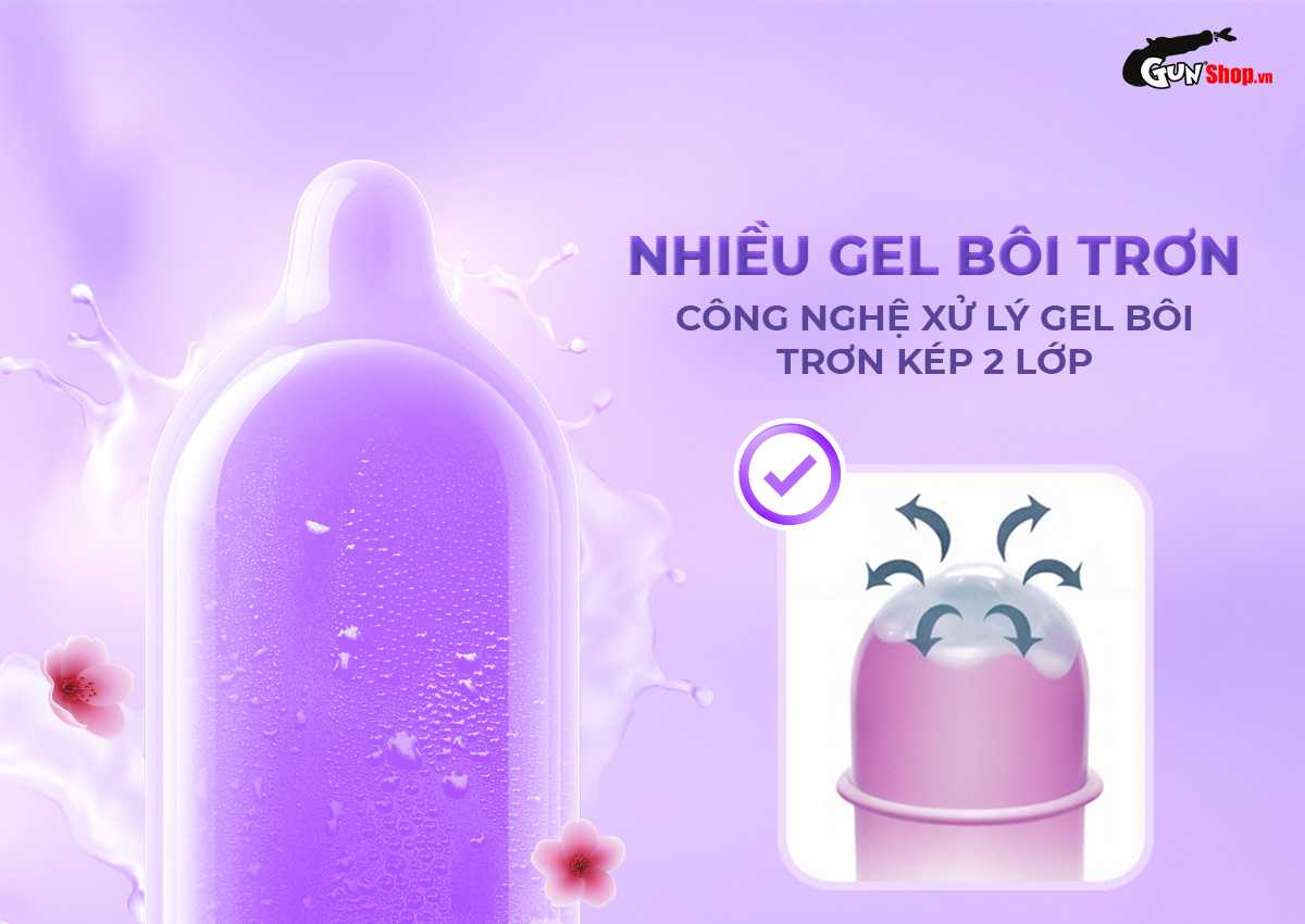 Bao cao su JEX Glamourous Butterfly Hot Type chính hãng tại Gunshop