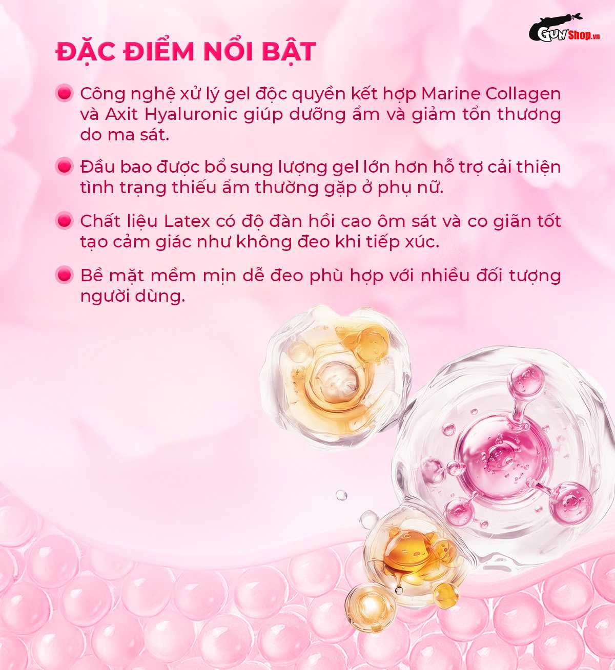 Bao cao su JEX Glamourous Butterfly Moist chính hãng tại Gunshop