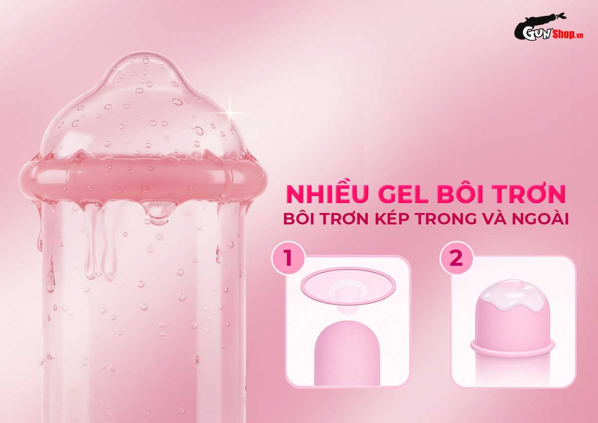 Bao cao su JEX Glamourous Butterfly Moist chính hãng tại Gunshop