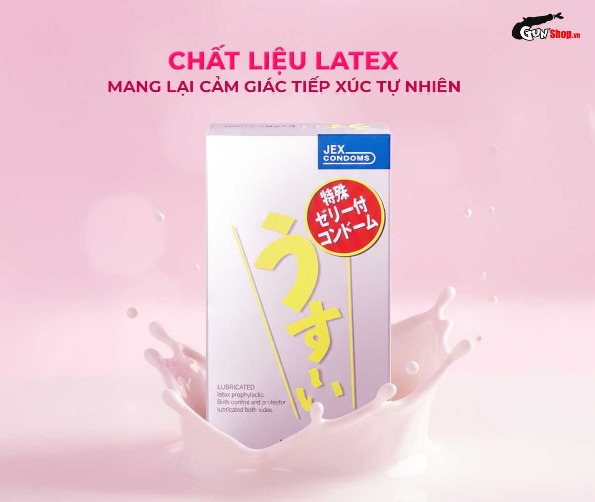 Bao cao su JEX Usui Pure Long chính hãng tại Gunshop