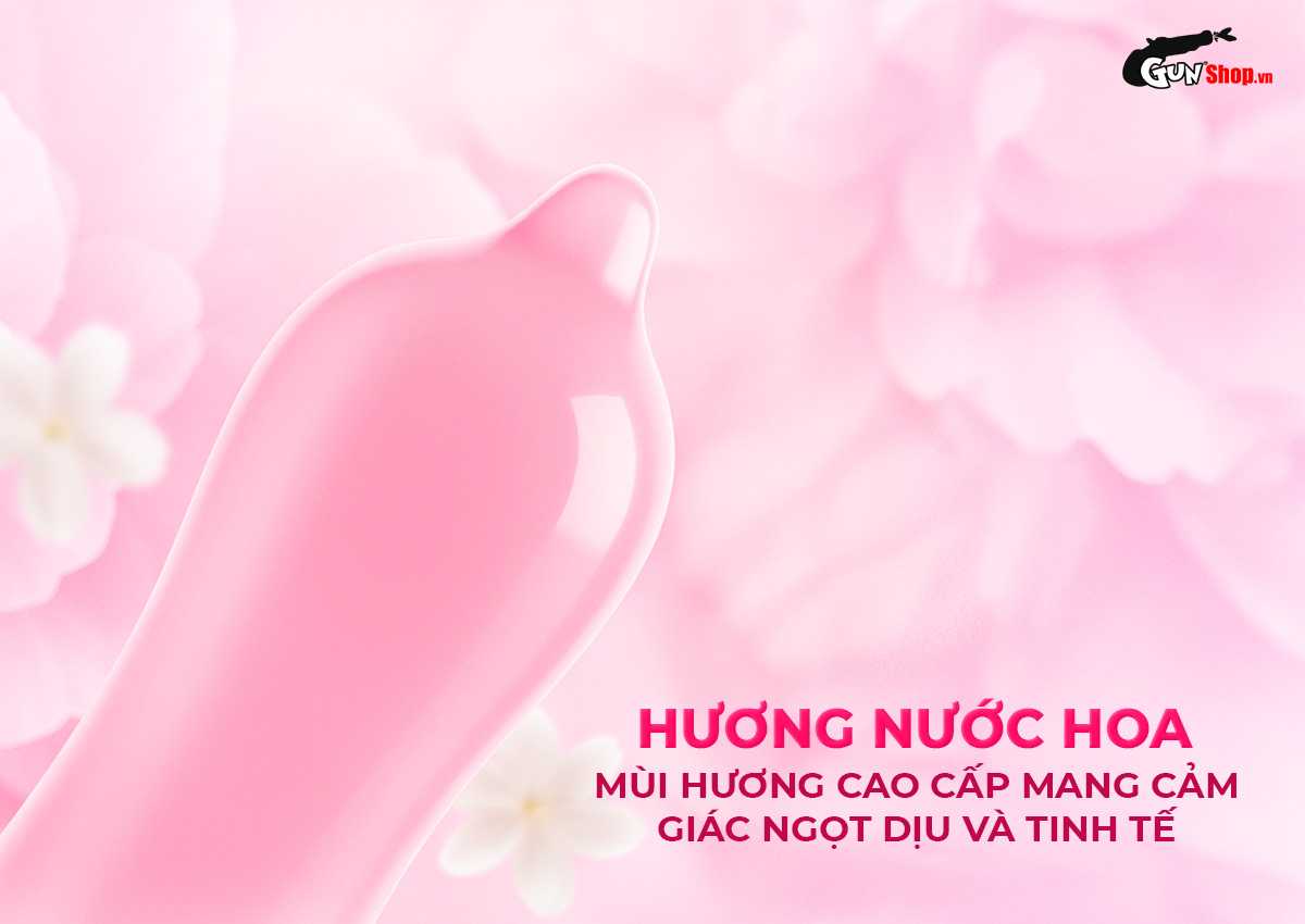 Bao cao su Pulse Feather Touch 0.03 hương nước hoa cao cấp tại Gunshop